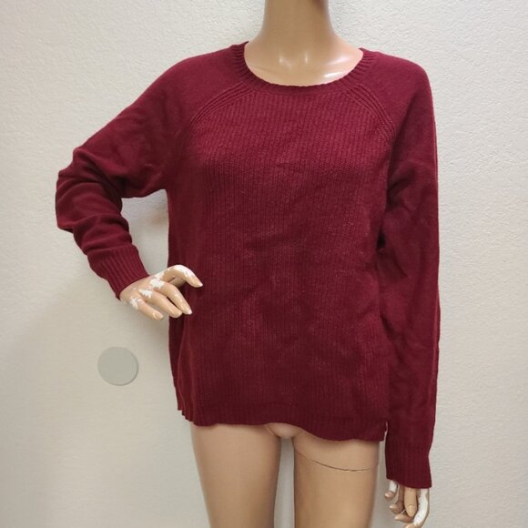 NEW NWT J. CREW 100% WOOL SHAKER KNIT OVERSIZED SWEATER LEATHER ELBOW PATCH sz M - Picture 2 of 8